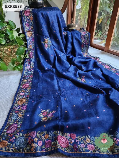 Premium Pure Munga Tussar Silk Saree – Classic & Luxurious